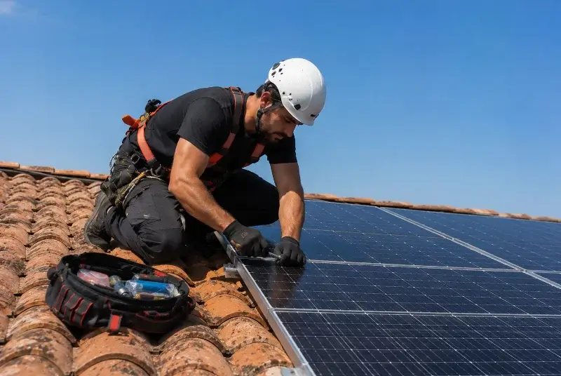 Maintenance et monitoring de panneaux solaires à Tourtour