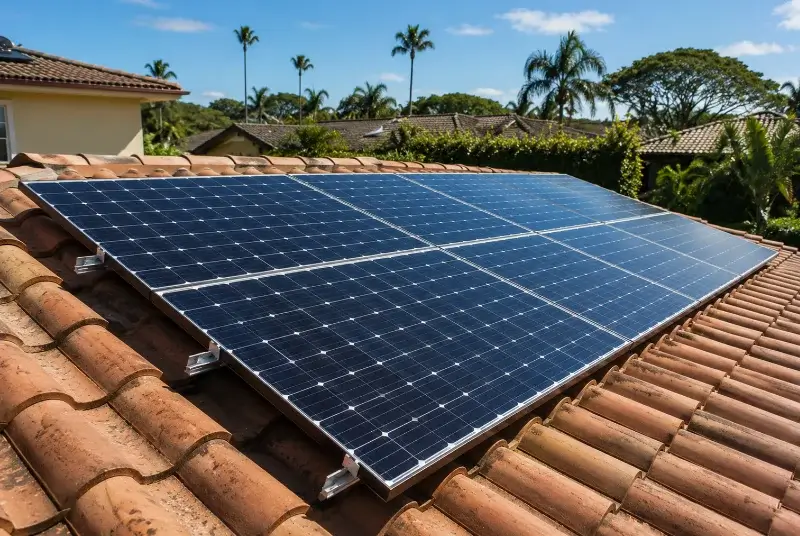 Installation de panneaux solaires à Tourtour