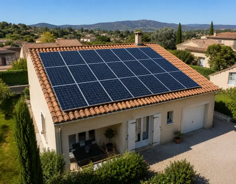 Prime à l'autoconsommation panneaux solaires Tourtour — aide financière de l'État